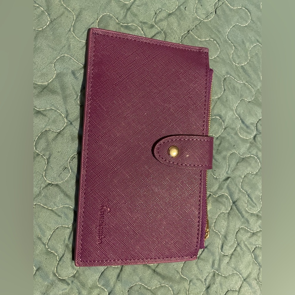 Womens new purple wallet/card holder